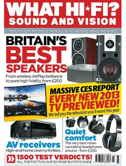 What Hi-FI? Magazine March 2013 Иностранные Hi-Fi журналы в Москве в России, Intpressshop, Intpress