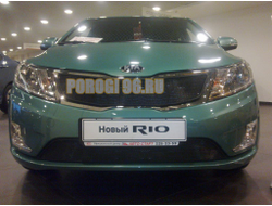 Защита радиатора KIA RIO 2011-2014 black низ