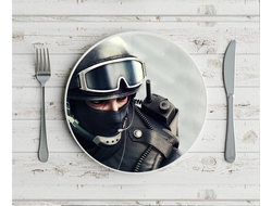 Тарелка "Counter-Strike, CS GO, Контр Страйк" №14