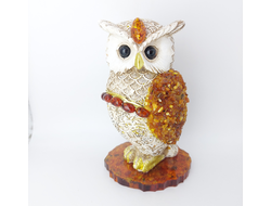 Сова на подставке