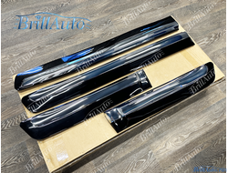 Молдинги Lexus LX 570 черные с хромом 2007-2015