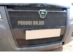 Защита радиатора ГАЗЕЛЬ NEXT 2013- (3 части) black