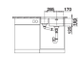 Мойка Blanco Solis 340/180-U чаша слева