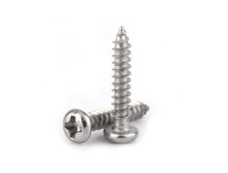 шурупы самонарезающие с полукруглой головой и острым концом из нержавеющей стали DIN 7981 А2