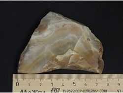 Переливт, Шайтанский переливт, срез, Урал (80*58*10 мм, 68 г) №20924