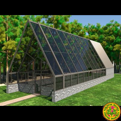 Зимняя теплица РИЧАРД размером 6000 x 15000 мм