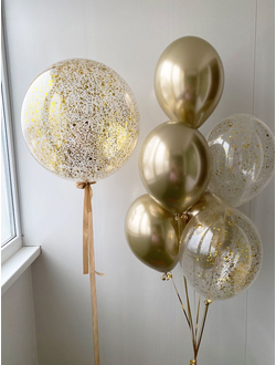 Фонтан из шаров + баблс