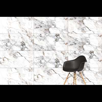 MARBLE-X, 60х120 см, керамогранит,  Бреча Капрайа Белый Лаппато Ректификат (9 мм), K949747LPR