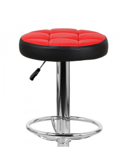 Табурет барный «Орбита», WX-2008 (красный, двухцветный)