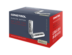 Щелочная батарея Condtrol AA LR6 40 штук