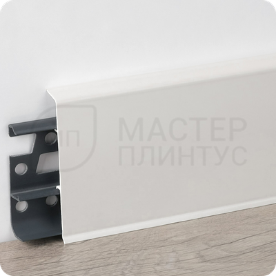 Плинтус Cezar  HI-LINE PRESTIGE 089Р Белый глянцевый