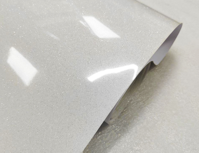 Термопленка "SEF" серия FLEXCUT GLITTER 04 WHITE, 350 мкм