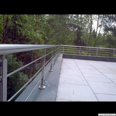 ограждение парапета из нержавейки