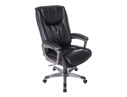 Кресло руководителя Бюрократ T-9914/BLACK черный рец.кожа/кожзам