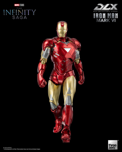 Железный Человек (Iron Man) - Коллекционная фигурка 1/12 SCALE The Infinity Saga DLX Iron Man Mark 6 (3Z05000C0) - Threezero