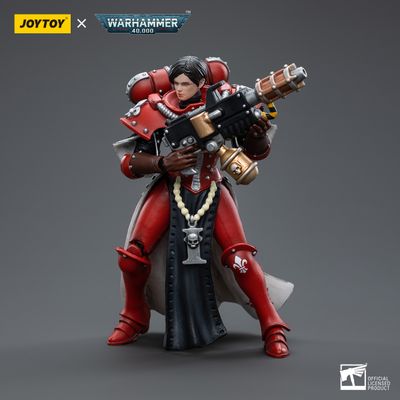 Сестра Битвы Ордена Кровавой Розы Игнатия (Warhammer 40k) - КОЛЛЕКЦИОННАЯ ФИГУРКА 1/18 Adepta Sororitas Battle Sisters Order of the Bloody Rose Sister Ignacia (JT4539) - JOYTOY