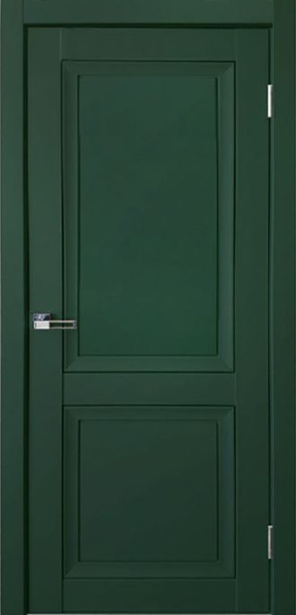 дверь Деканто зеленый бархат глухая