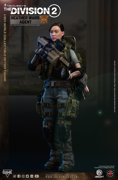 Агент Хизер Уорд (The Division 2) - Коллекционная фигурка 1/6 - Ubisoft The Division 2 Heather Ward Agent (SSG009) -  SOLDIER STORY