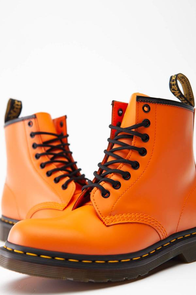 Ботинки Dr. Martens 1460 Smooth оранжевые