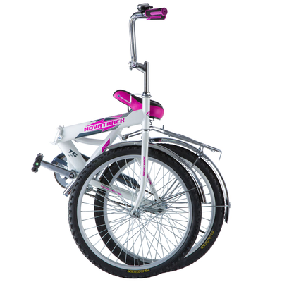 Novatrack 24" (складной) (розовый)