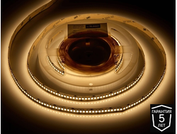 SALE ЛЕНТА светодиодная 2835,ТЕПЛЫЙ белый 3000k, 1200 LED, 24V, 96W/5м, 10 мм, IP20 AQ