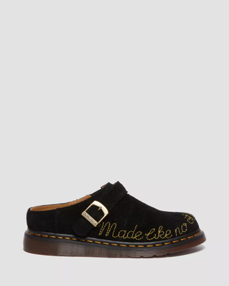 Dr Martens Isham Desert Oasis Suede Mules Black