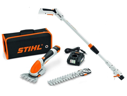 Аккумуляторные мотоножницы HSA 25 + телескопическая штанга