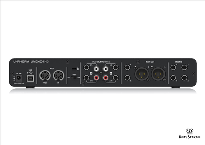 Звуковая карта BEHRINGER UMC404HD обзор на сайте domstereo.ru