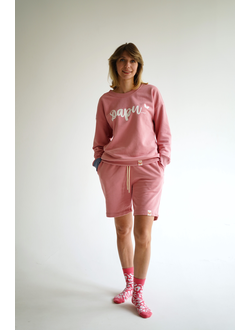 ШОРТЫ УНИСЕКС "ПРИЯТНО" РОЗОВЫЕ (модификация 1)