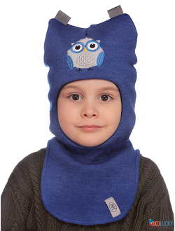 Шапка-шлем  20101-05, цвет ярко-синий р. 48-50