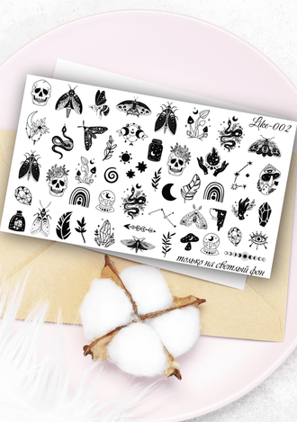 Слайдер-дизайн для ногтей LIKE-002