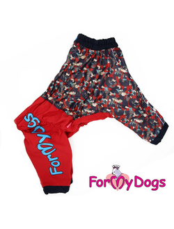 Дождевик Хаки красный