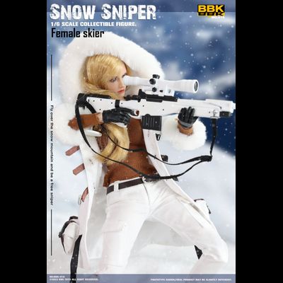 Лыжница-снайпер - КОЛЛЕКЦИОННАЯ ФИГУРКА 1/6 scale Snow Sniper (BBK018) - BBK