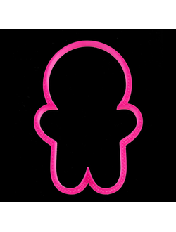 Вырубка для пряника "Человечек"  пластик, 10 см