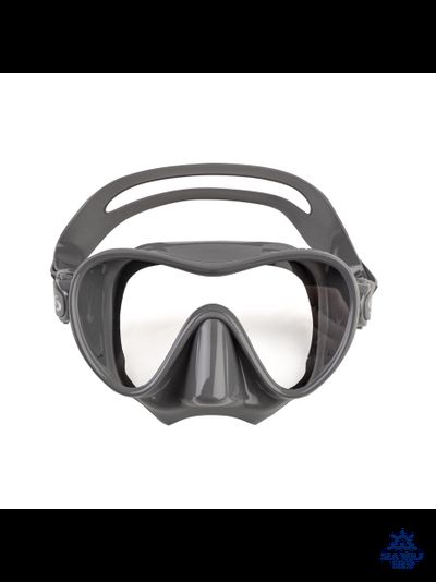 Маска для дайвинга с трубкой Scorpena комплект темно-серый (взрослый)