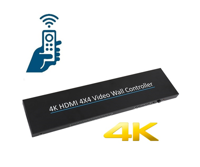 DE/VT-VW40 Контроллер видеостены 4К 4x4 (16 выходов для мониторов 4К)