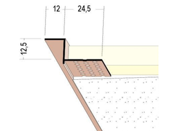 Профиль для кромок гипсокартона 12,5 мм 305см Protektor Артикул: 37824