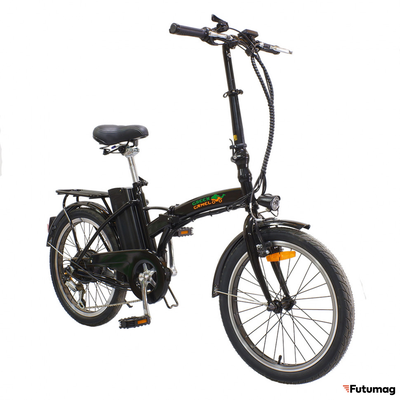 Электровелосипед GreenCamel Соло (R20 350W 36V 10Ah) складной черный