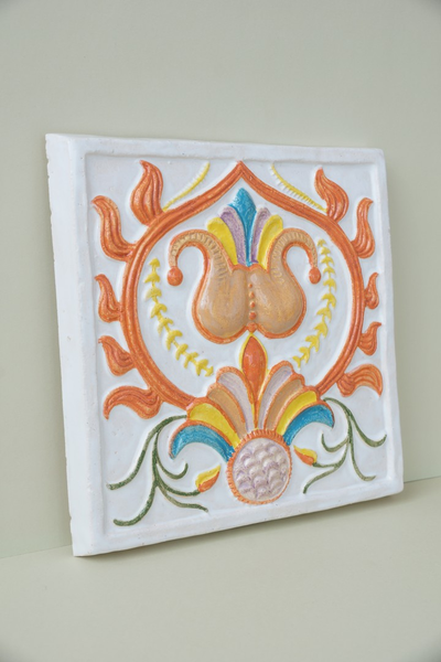 Цветок Перуна (фасадный изразец)