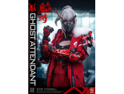 ПРЕДЗАКАЗ - Девушка-киборг (в красном) - Коллекционная фигурка 1/6 Ghost Attendant Red Remains (GS-002) - POPCOSTUME  ?ЦЕНА: 33900 РУБ.?