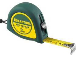 Рулетка KRAFTOOL Grand, 3 м х 16 мм