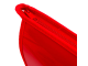 Папка на молнии с ручками ПИФАГОР, А4, пластик, молния сверху, однотонная красная, 228234