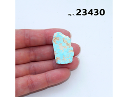 Бирюза натуральная (необработанная) Армения арт.23430: 7,7г - 30*18*13мм