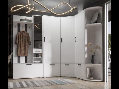 Прихожая Ника Вешалка В910 с зеркалом (Эра)