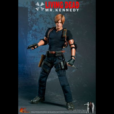 Леон С. Кеннеди (Resident Evil 4 Remake)  - Коллекционная ФИГУРКА 1/6 scale Mr.Kennedy complete set (FD014C) - Hot Heart