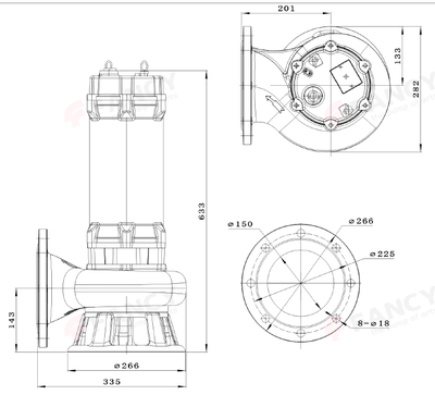 Насос WQV150/7.5