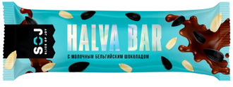 Батончик SOJ HALVA  BAR  Халва  в молочном шоколаде 40гр (20)*4