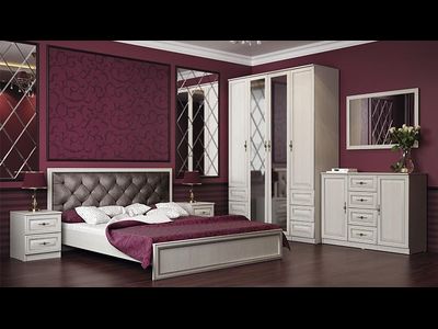 Кровать двуспальная " Габриэлла" 1.6 м с ортопедом (Олмеко)