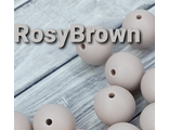 Бусина 15мм - Rosy Brown