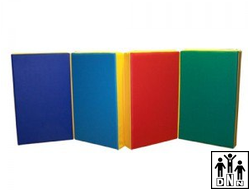 Мат гимнастический складной 4-х секционный